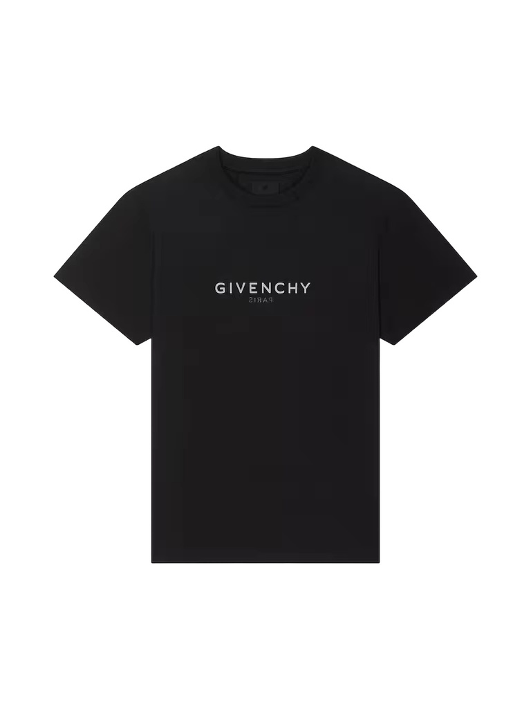Slim Fit Reverse Print T-shirt