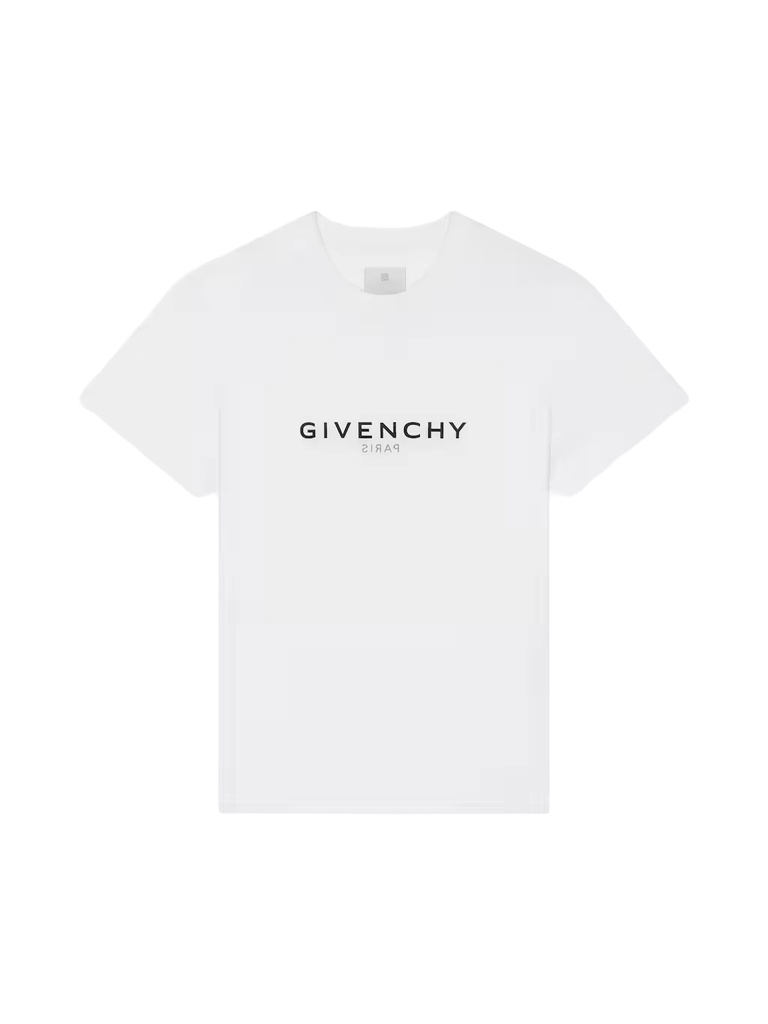 Slim Fit Reverse Print T-shirt