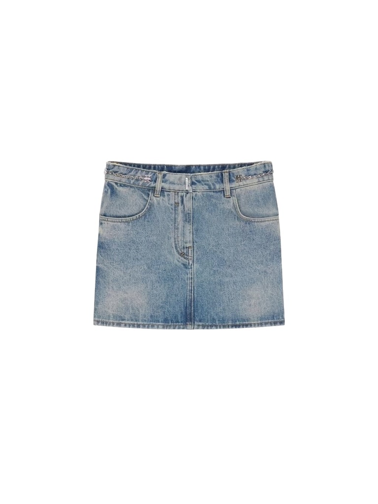 Mini Skirt With Chain Detail