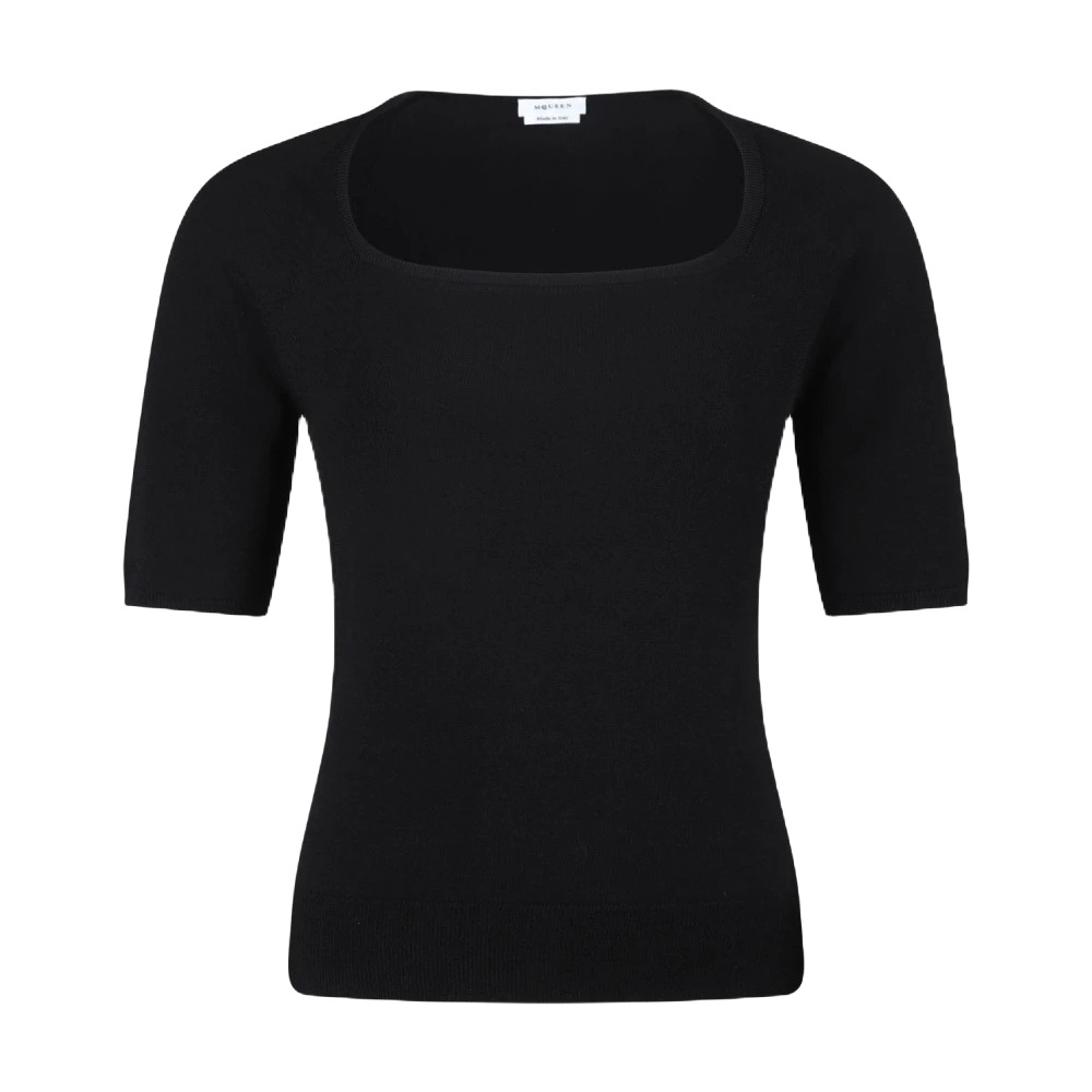 Seamless Square Neck Knit Top
