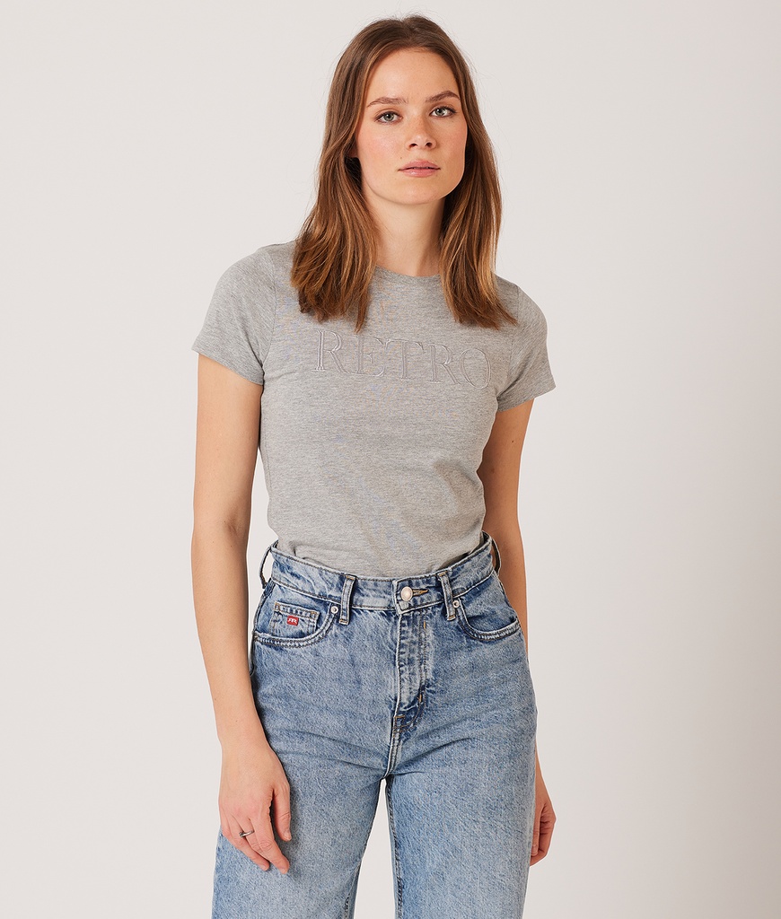 Lottie T-Shirt, Grey Melange