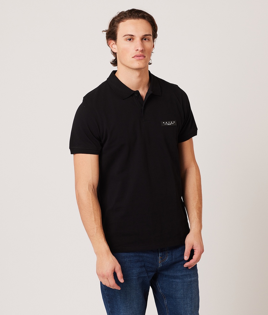 Pine Polo , Black