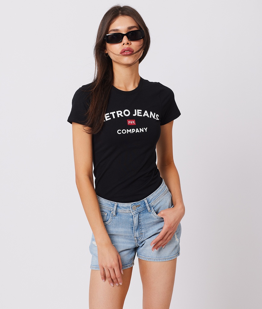 Rr Crew W T-Shirt, Black