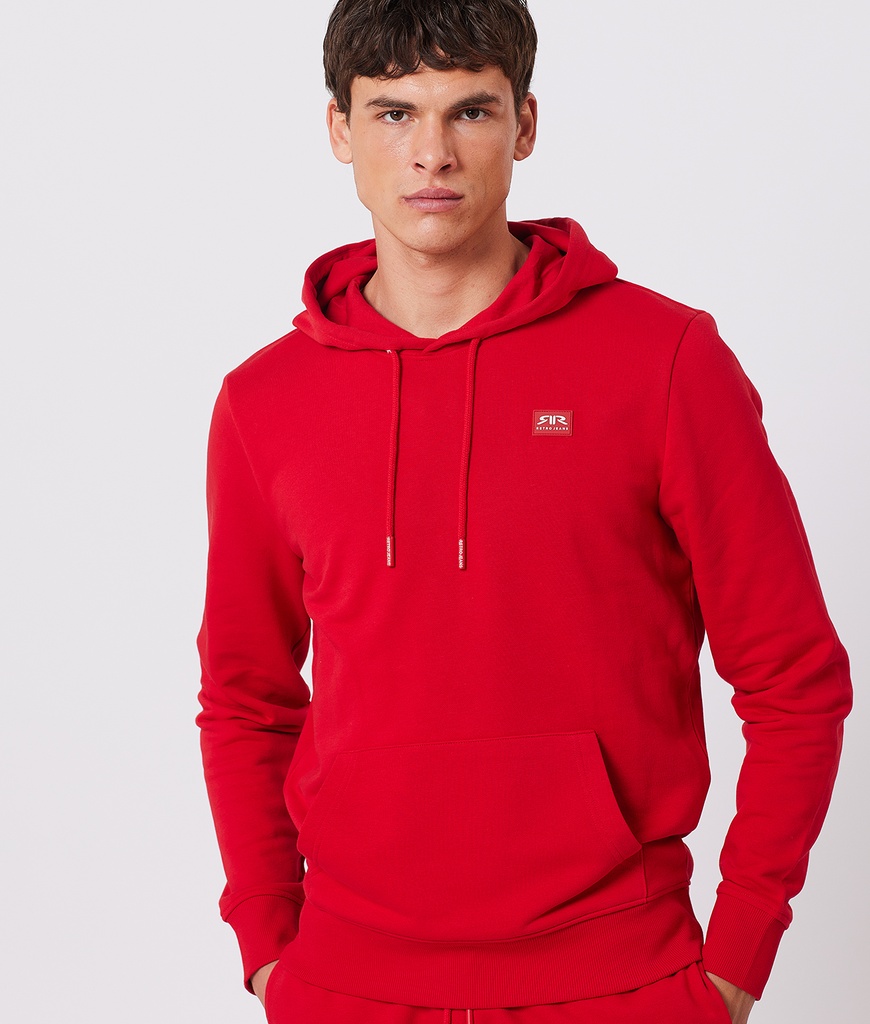 RR Original M Hoodie Jogging Top, Red