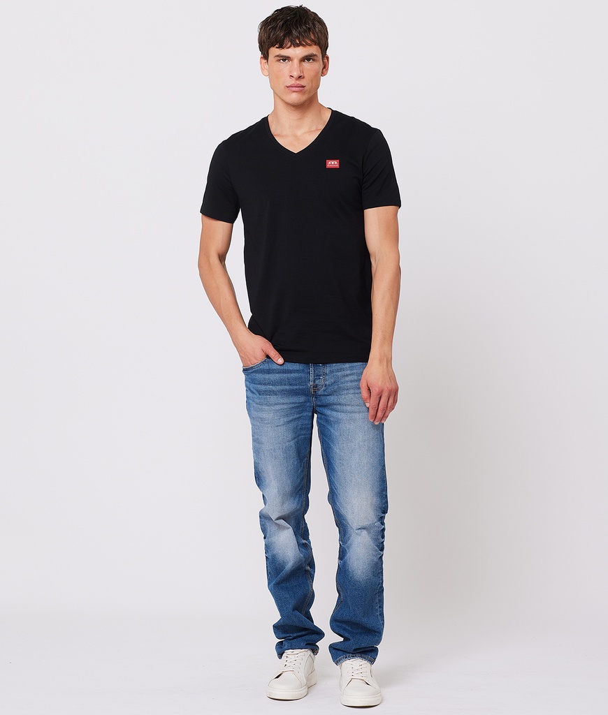 RR Original M V-neck T-Shirt, Black