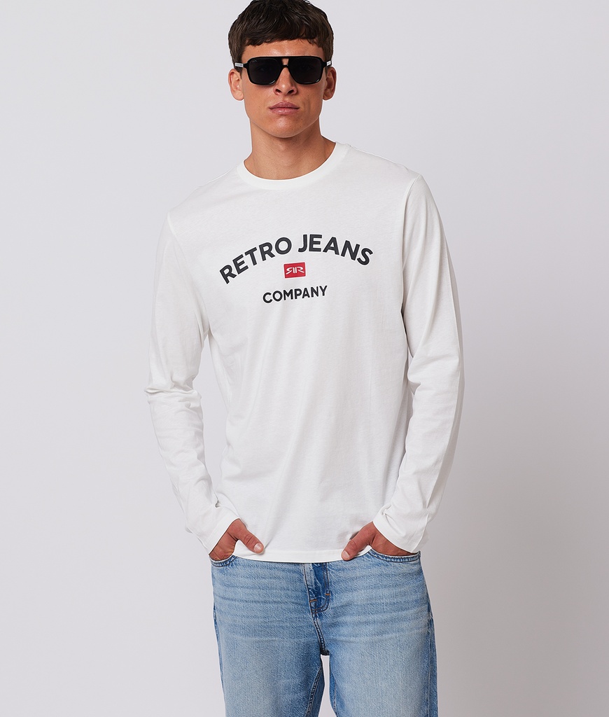 Rr Crew M Long Sleeves, White
