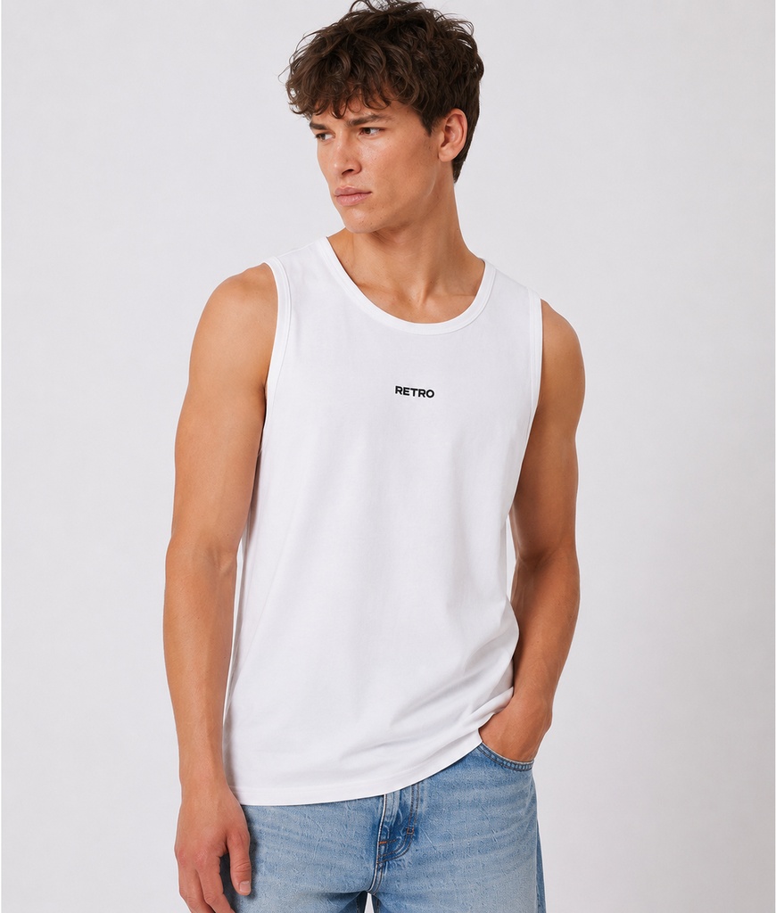 Barry Tank Top, White