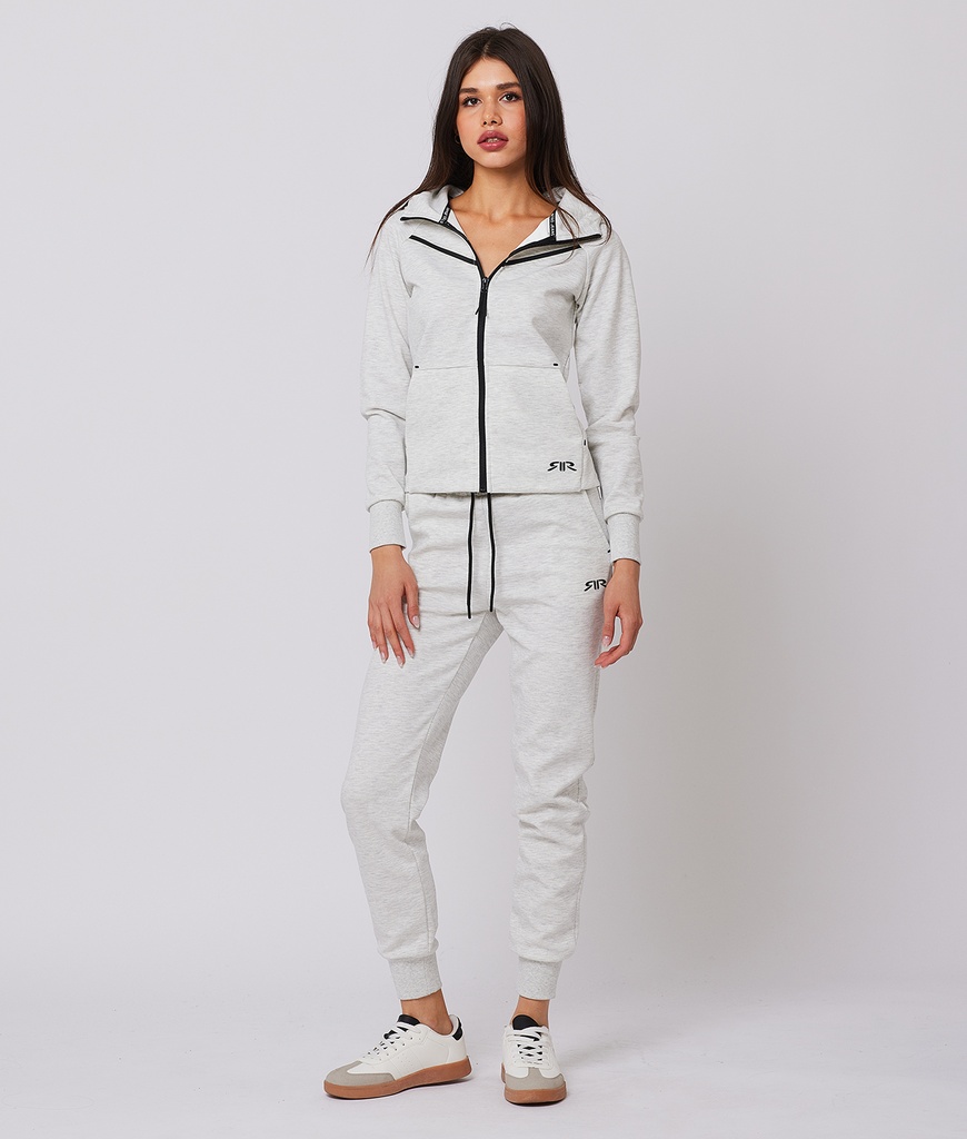 Rr Classic W Jogging Pants, Off White Melange