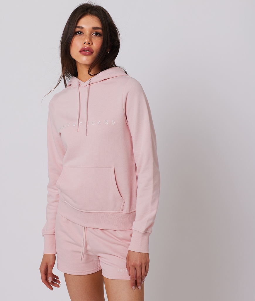 Gwen Hoodie Jogging Top, Rose