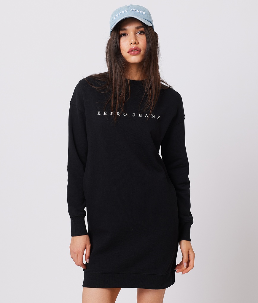 Gwen Jogging Dress, Black