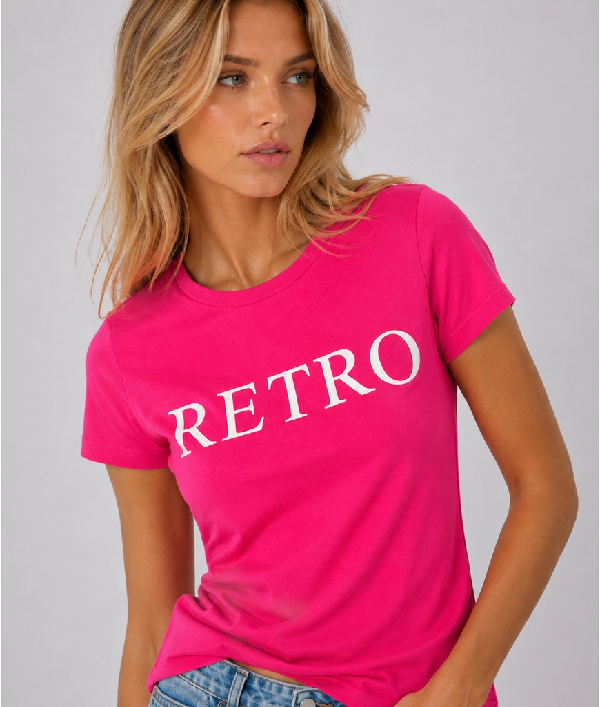Joy T-Shirt, Fuxia