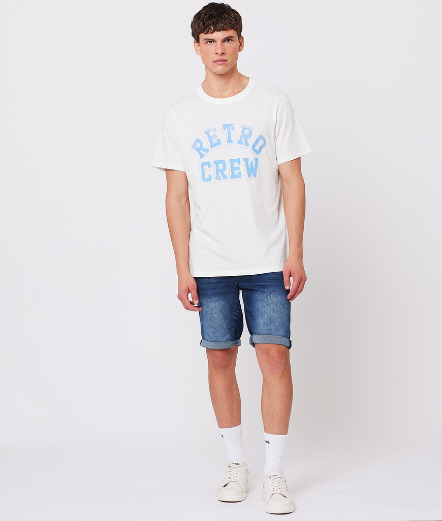 Stud Denim Shorts, W0619