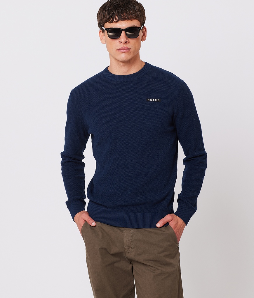 Murray Sweater, Dark Blue