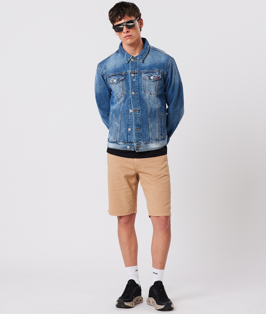 Ethan Denim Shorts, Caramel