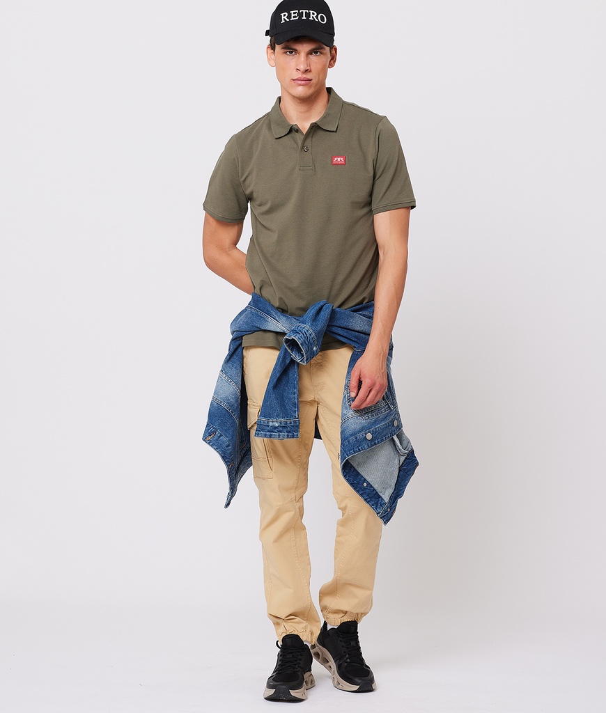 Marlon Cargo Woven Pants, Gold