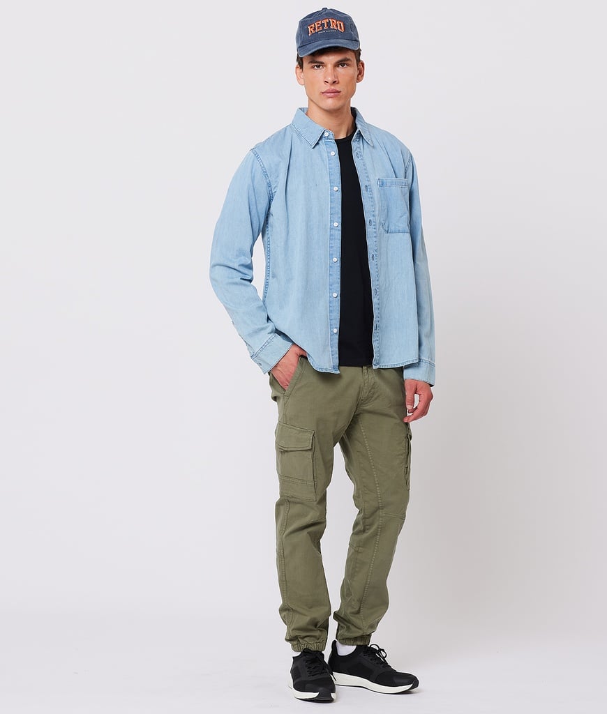 Marlon Cargo Woven Pants, Khaki