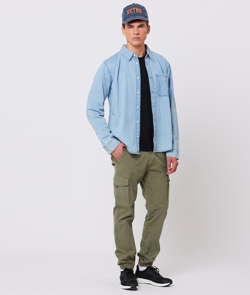 Marlon Cargo Woven Pants, Khaki
