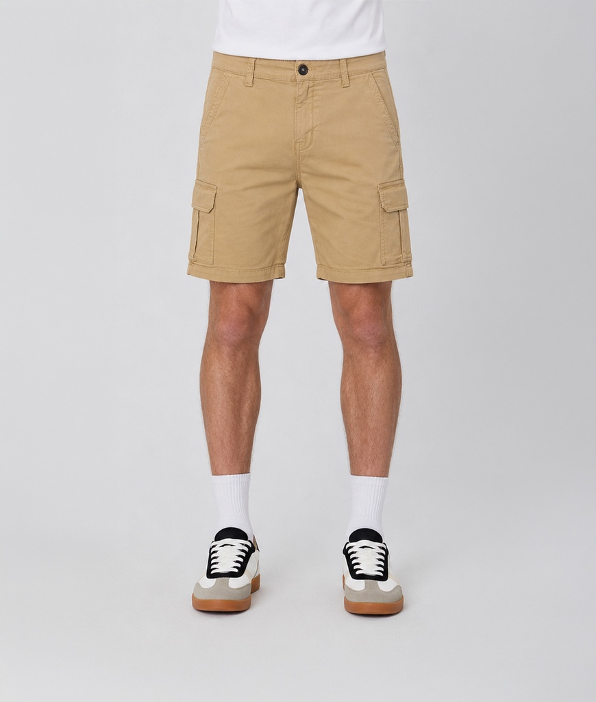 Marlon Cargo Woven Shorts, Gold