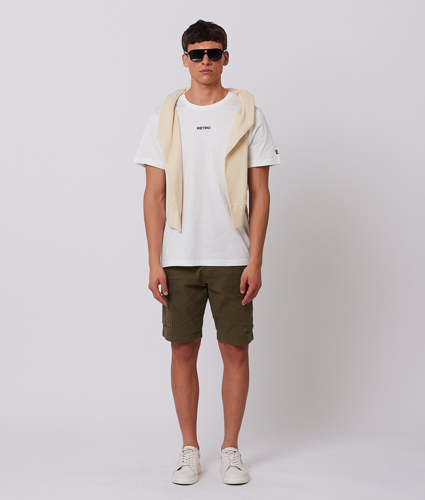 Marlon Cargo Woven Shorts, Verde