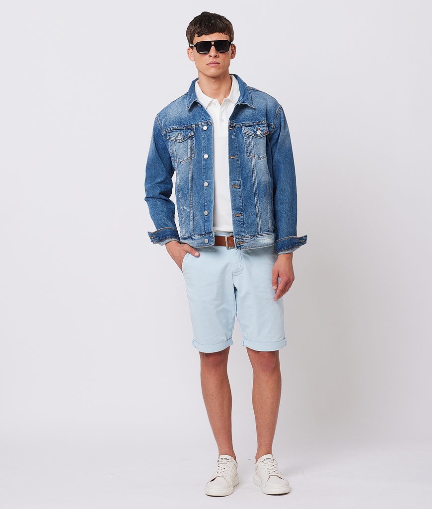 Randy Chino Woven Shorts, Baby Blue