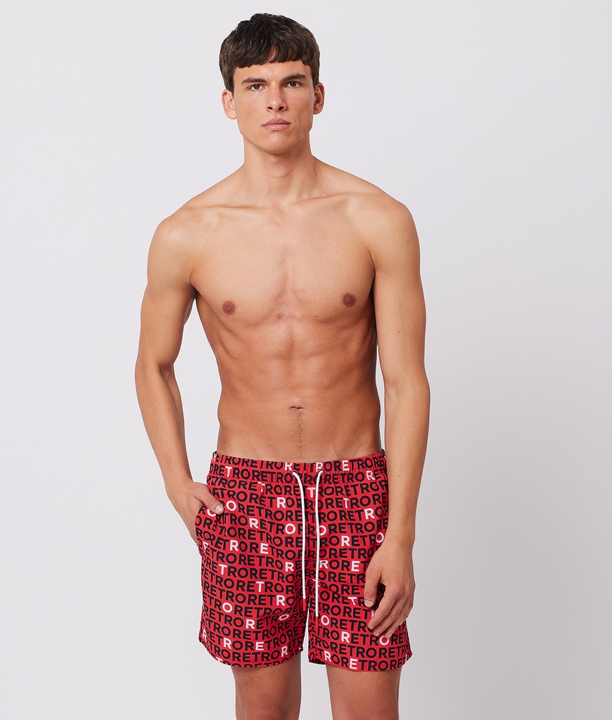 Tony Swim Shorts, Red