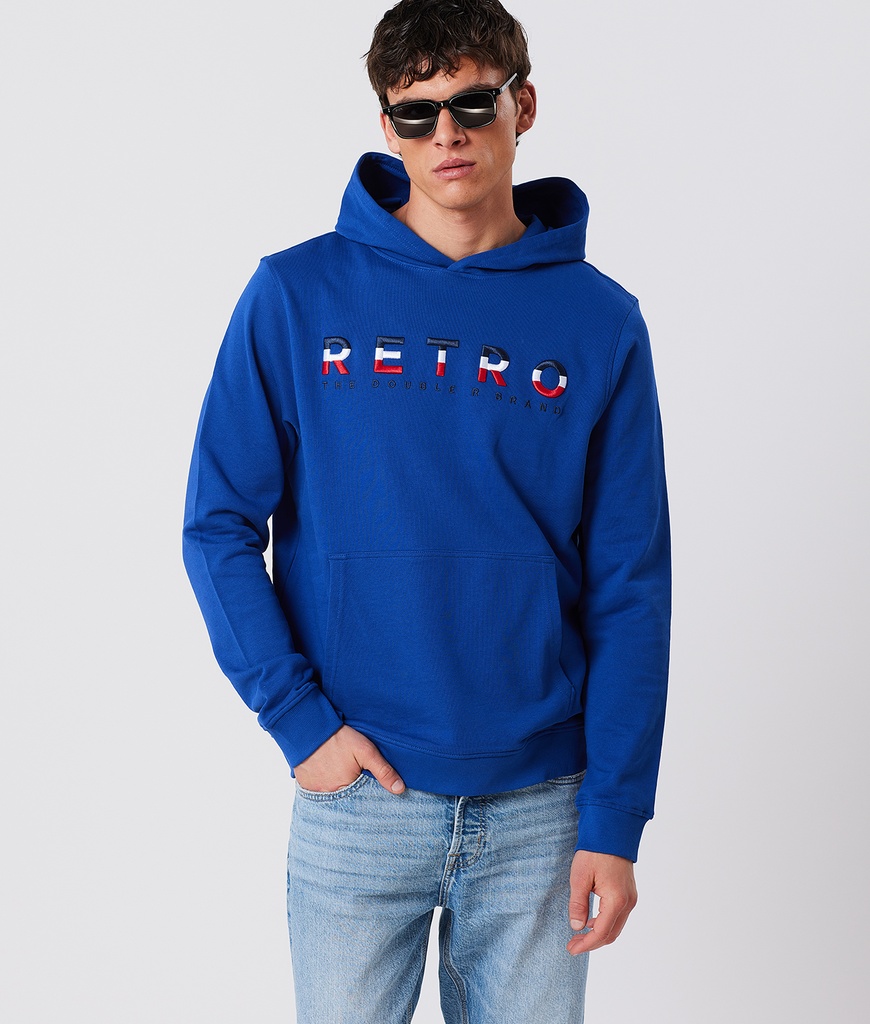Nick Hoodie Jogging Top, Blue