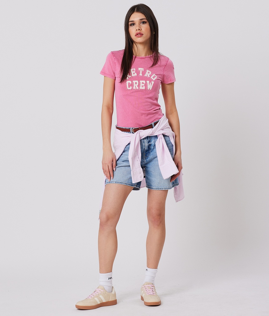 Lynelle T-Shirt, Raspberry