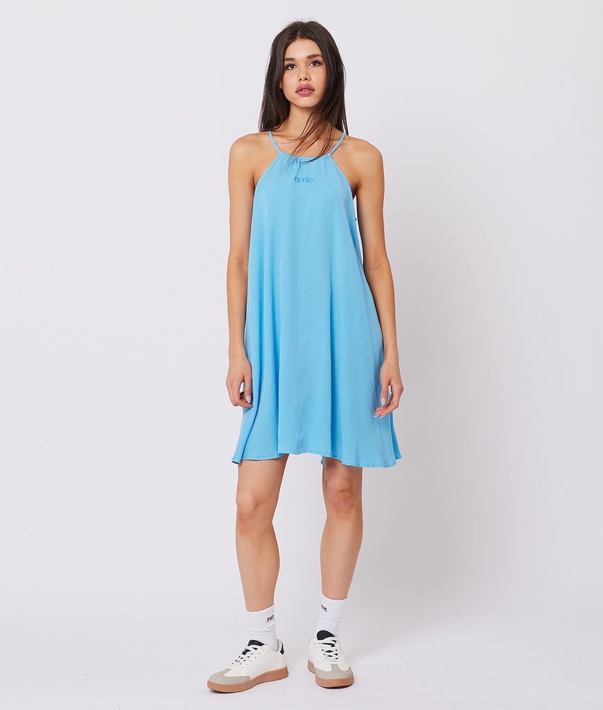 Summer Woven Dress, Blue