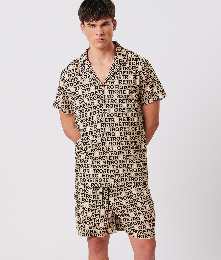 Tony Short Sleeves Shirt, Beige