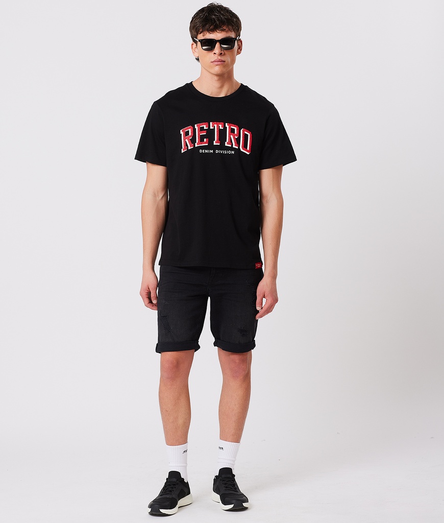 Stud Denim Shorts, W0937