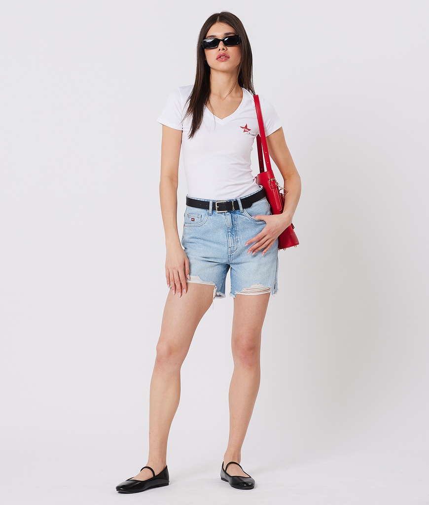 Kendra Denim Shorts, W0216