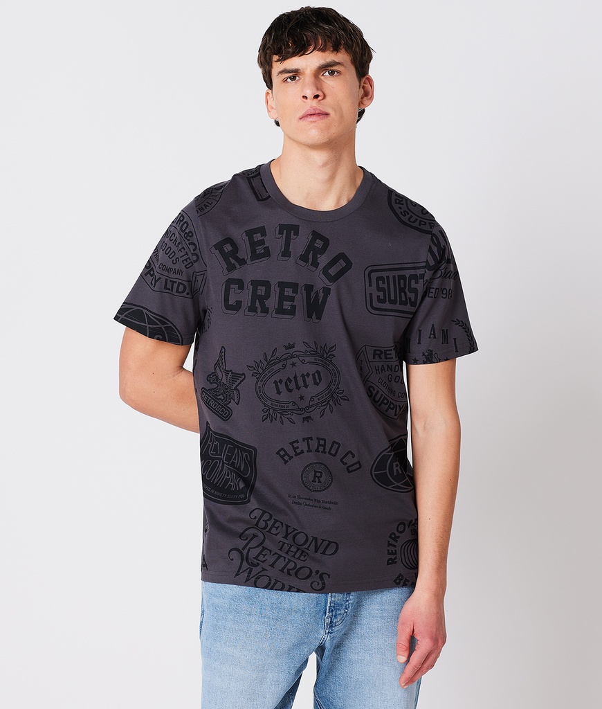 Dimitri T-Shirt, Asphalt