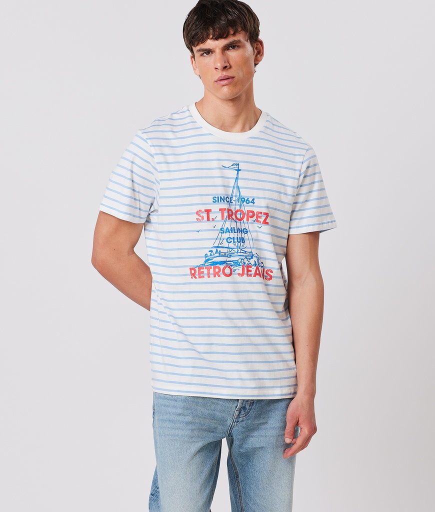 Sagen B T-Shirt, Light Blue