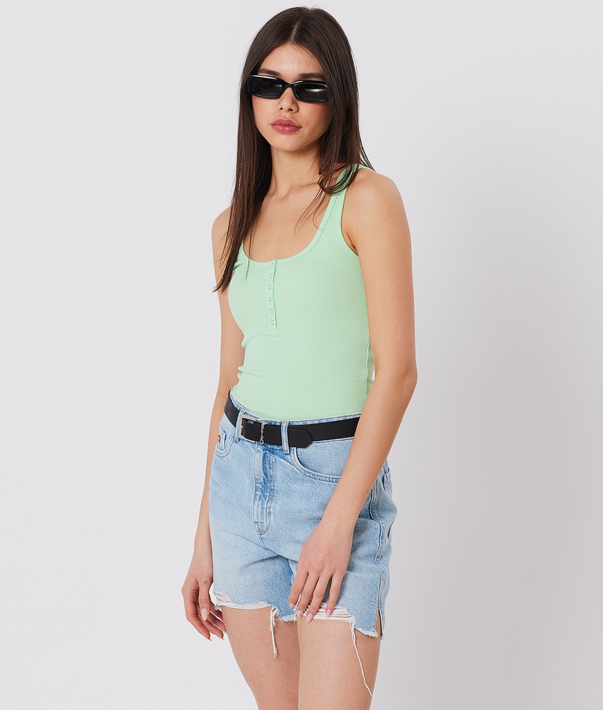 Alice Tank Top, Neon Mint