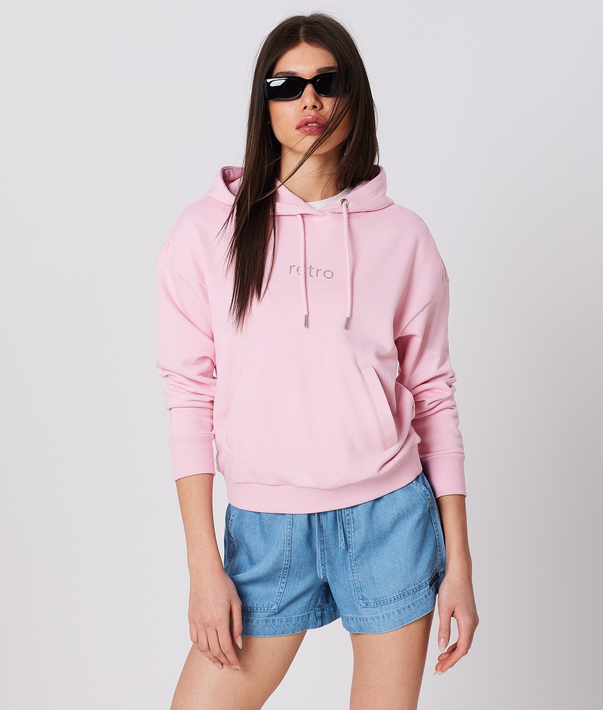 Bella Hoodie Jogging Top, Light Pink
