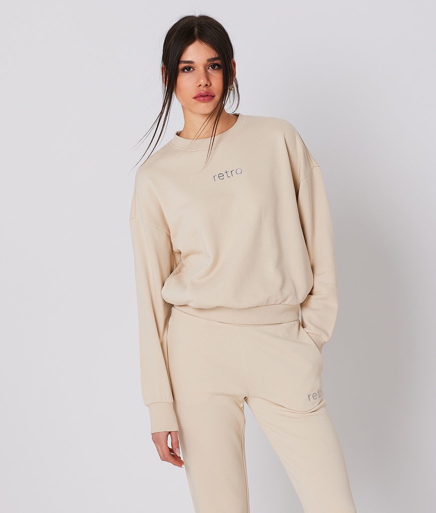 Bella Sweatshirt, Beige