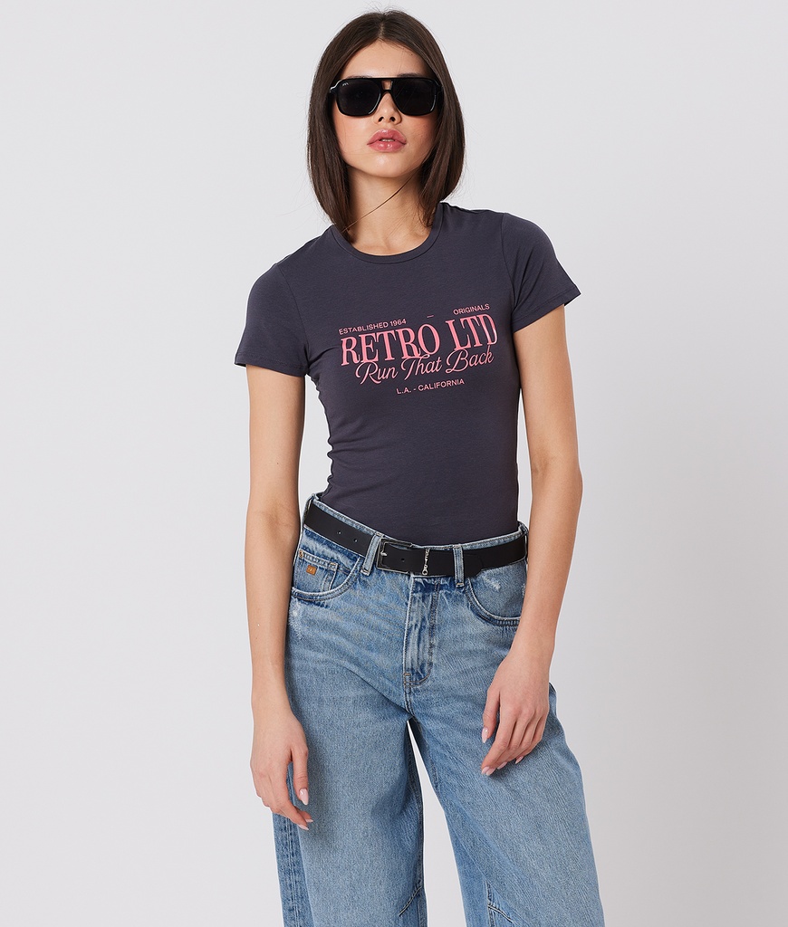 Piper T-Shirt, Anthracite