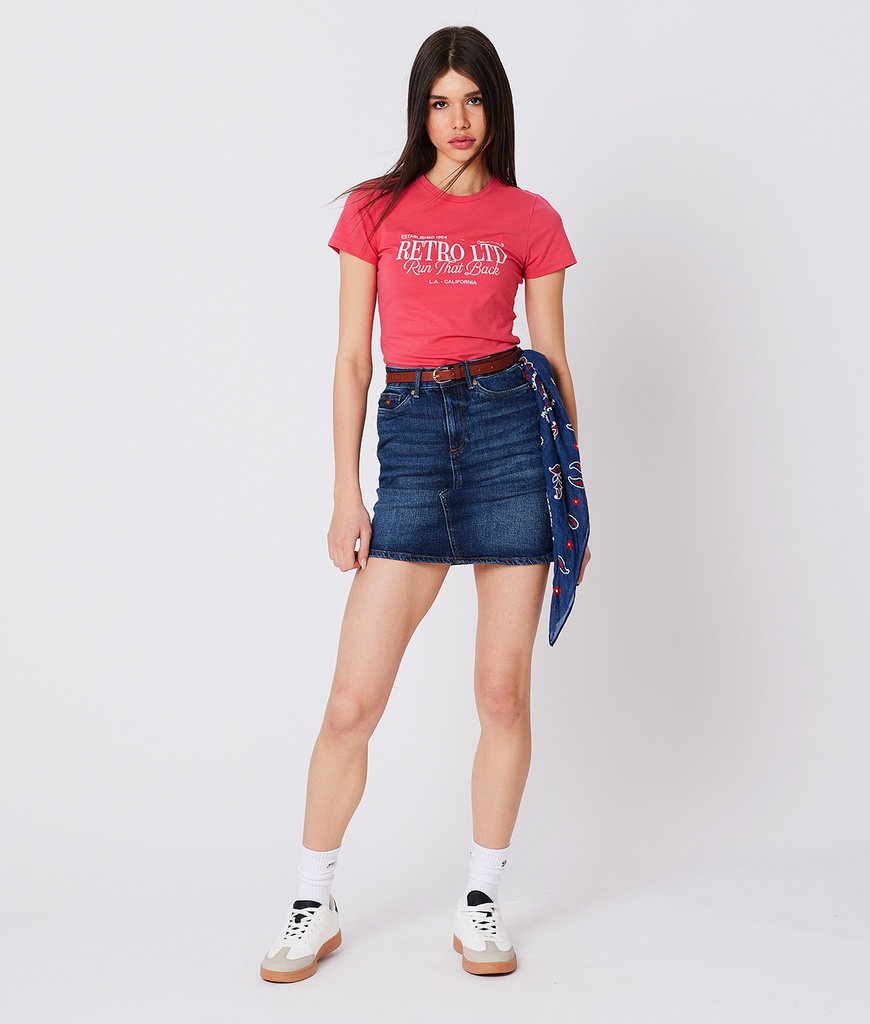 Piper T-Shirt, Raspberry