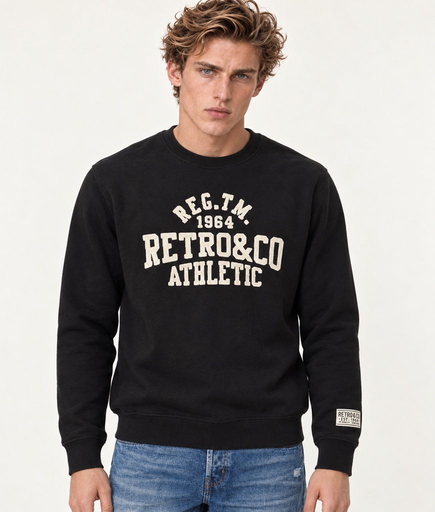 Marcus Sweatshirt, Black