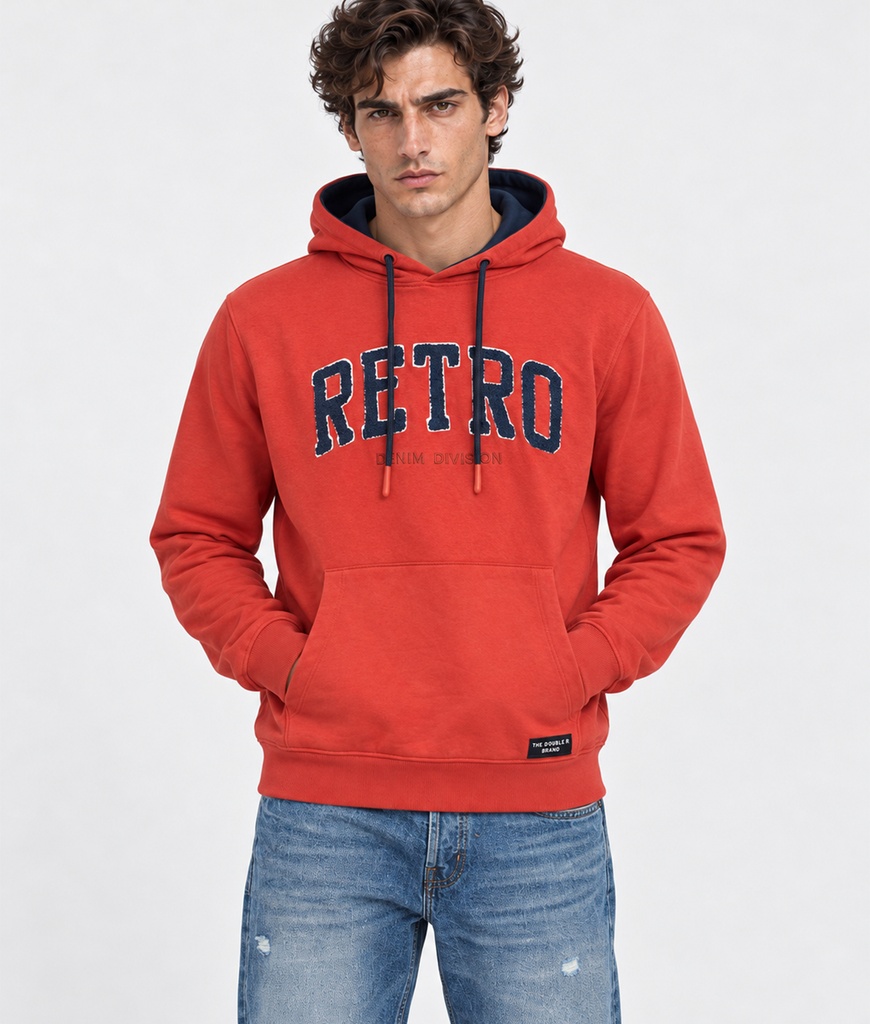 Kay Hoodie Jogging Top, Orange