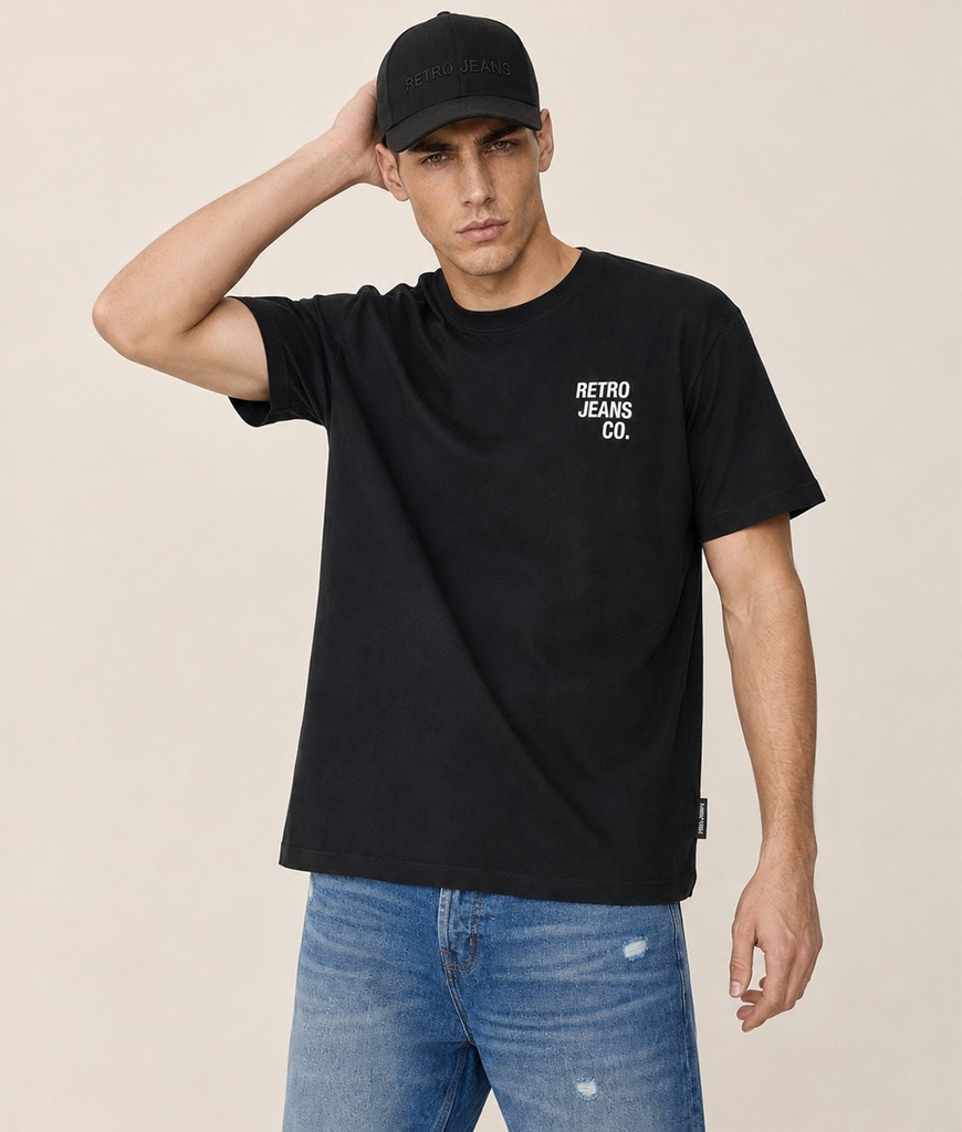 Riccardo T-Shirt, Black
