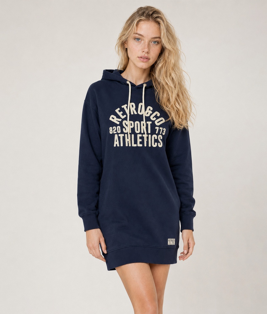 Joyce Jogging Dress, Dark Blue