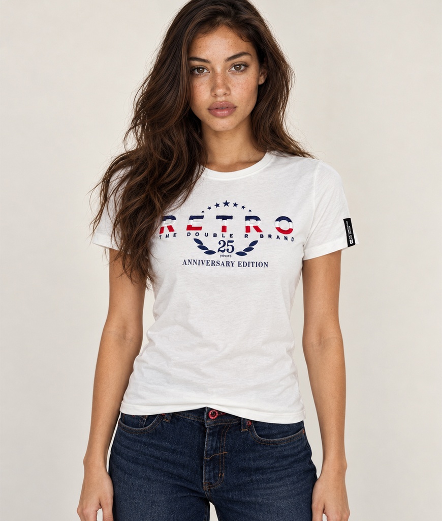 Anniversary W T-Shirt, Off White