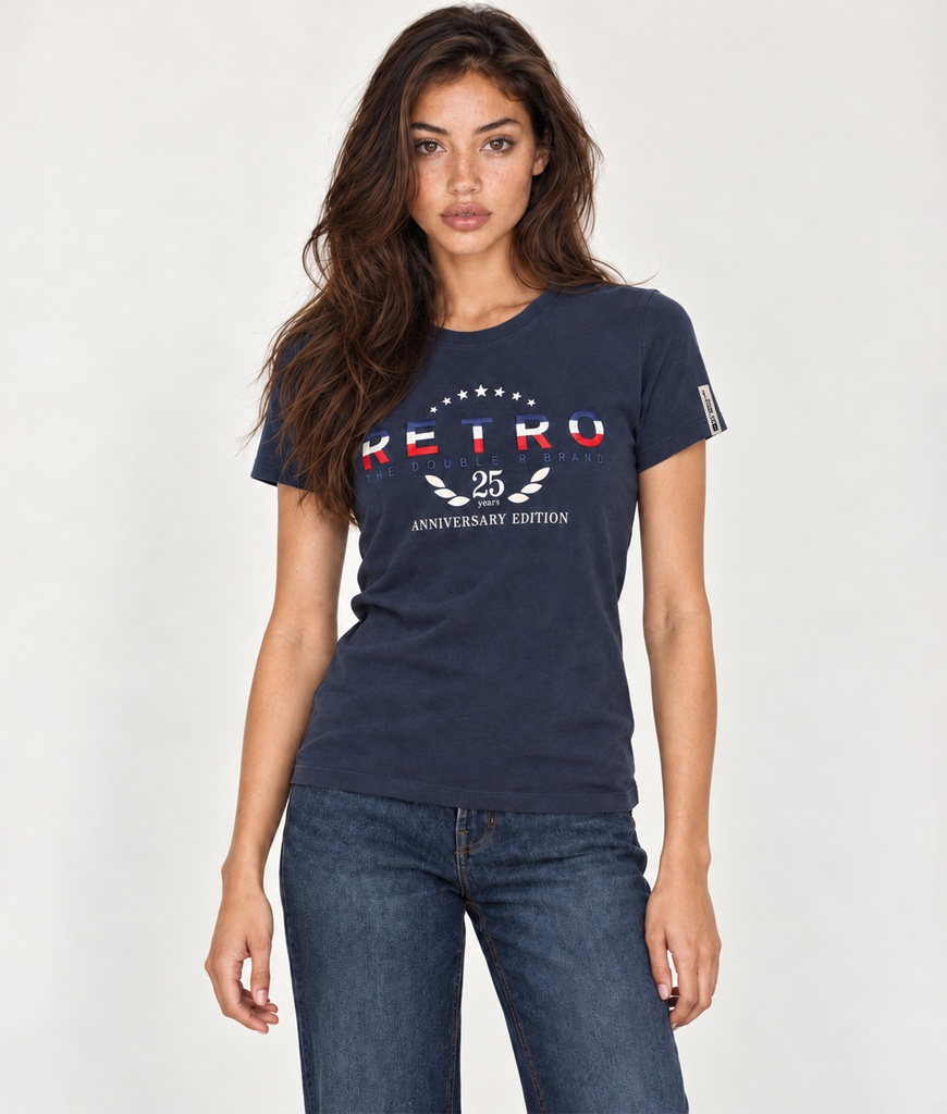 Anniversary W T-Shirt, Blue