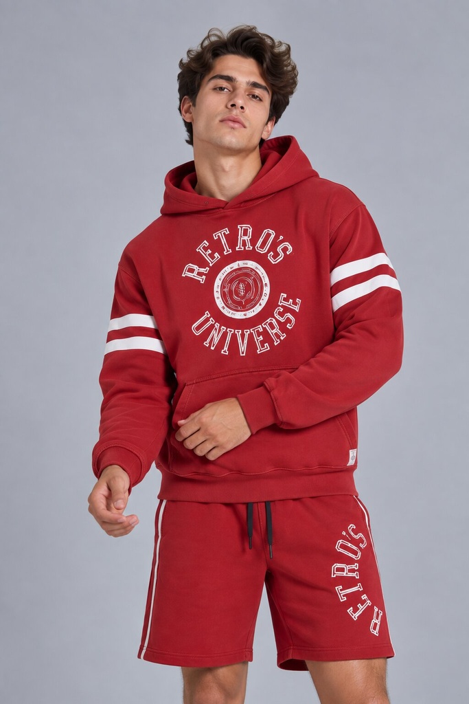 Tiger Hoodie Jogging Top, Red