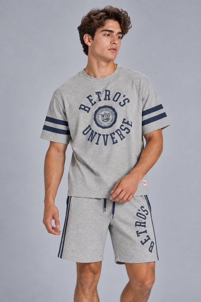 Margay T-Shirt, Grey Melange