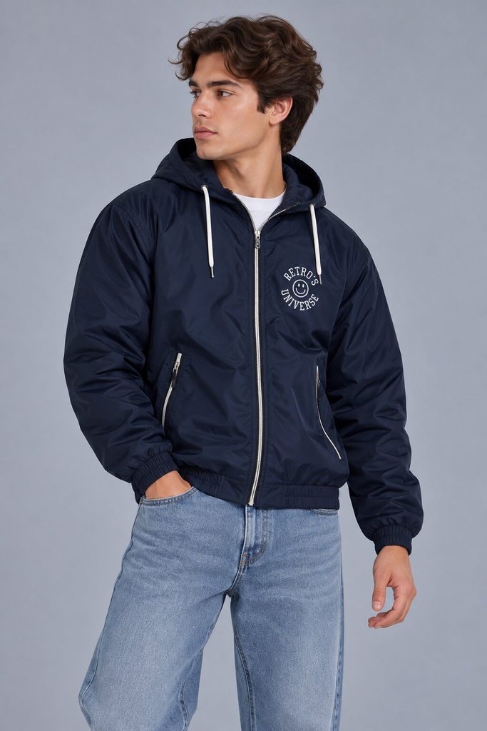Tiger Windbreaker, Dark Blue