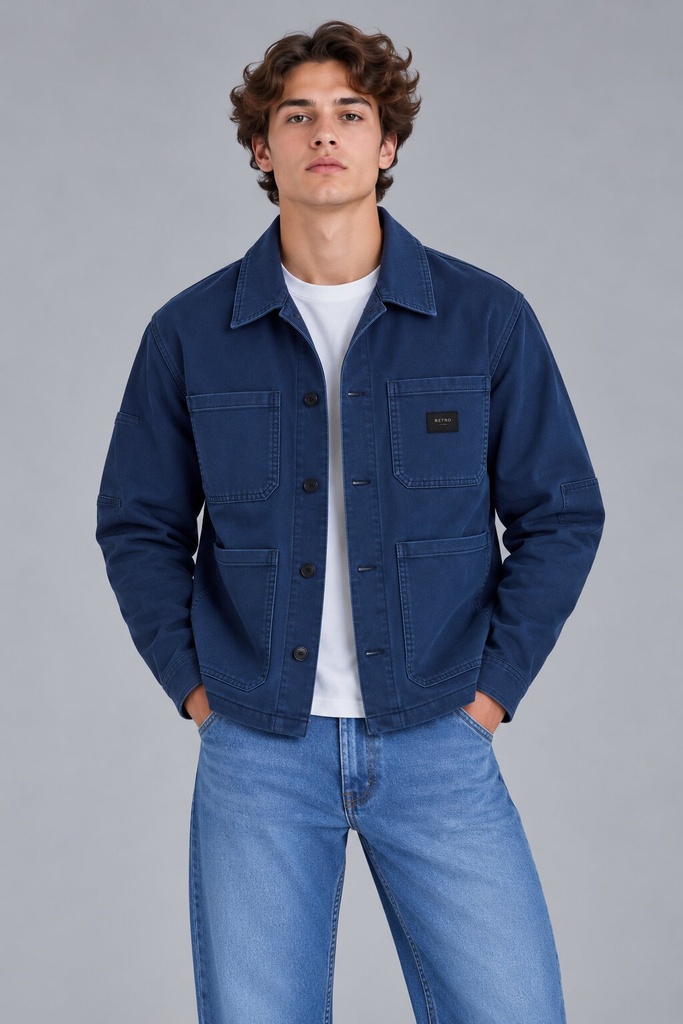 Everett Overshirt, Blue