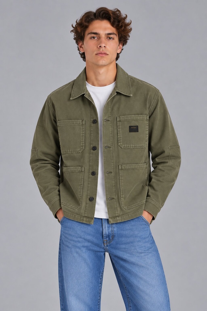 Everett Overshirt, Khaki