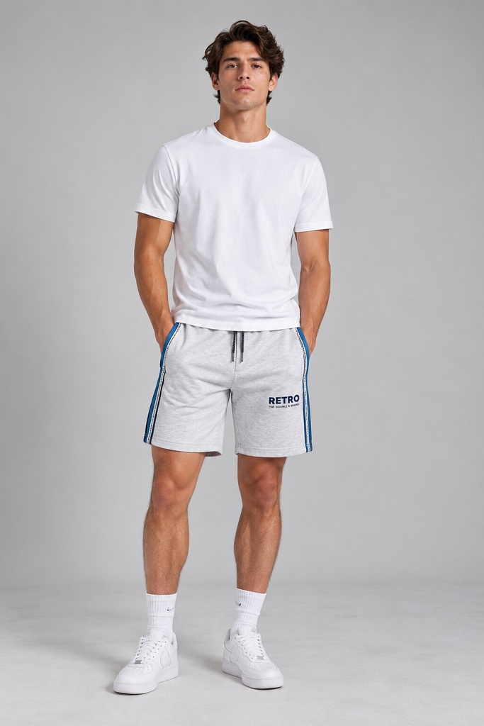 Astor Jogging Shorts, Light Grey Melange